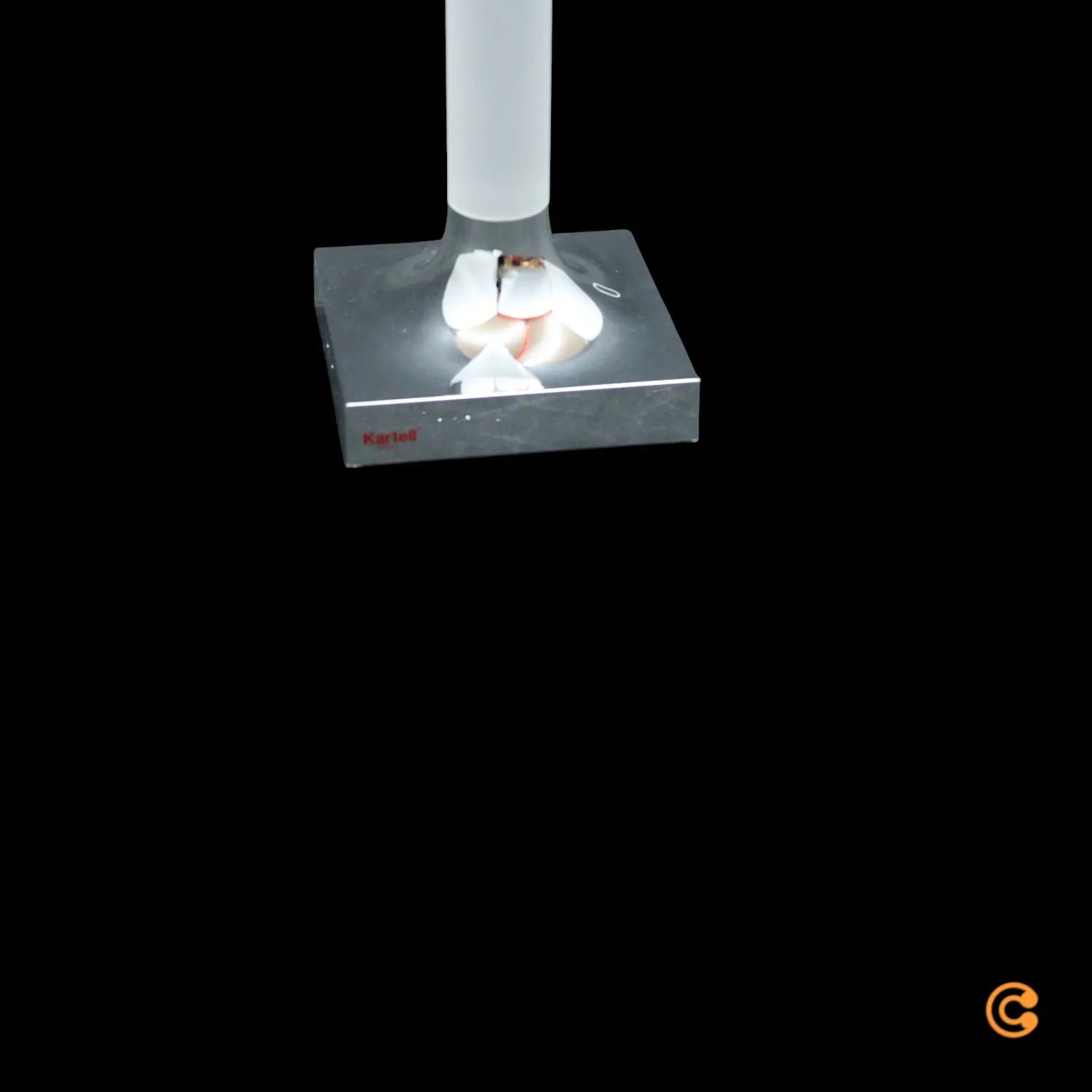 B-Ware Kartell Goodnight Led Akkuleuchte Tischlampe Verchromt Leuchte Akku - 8058967322880