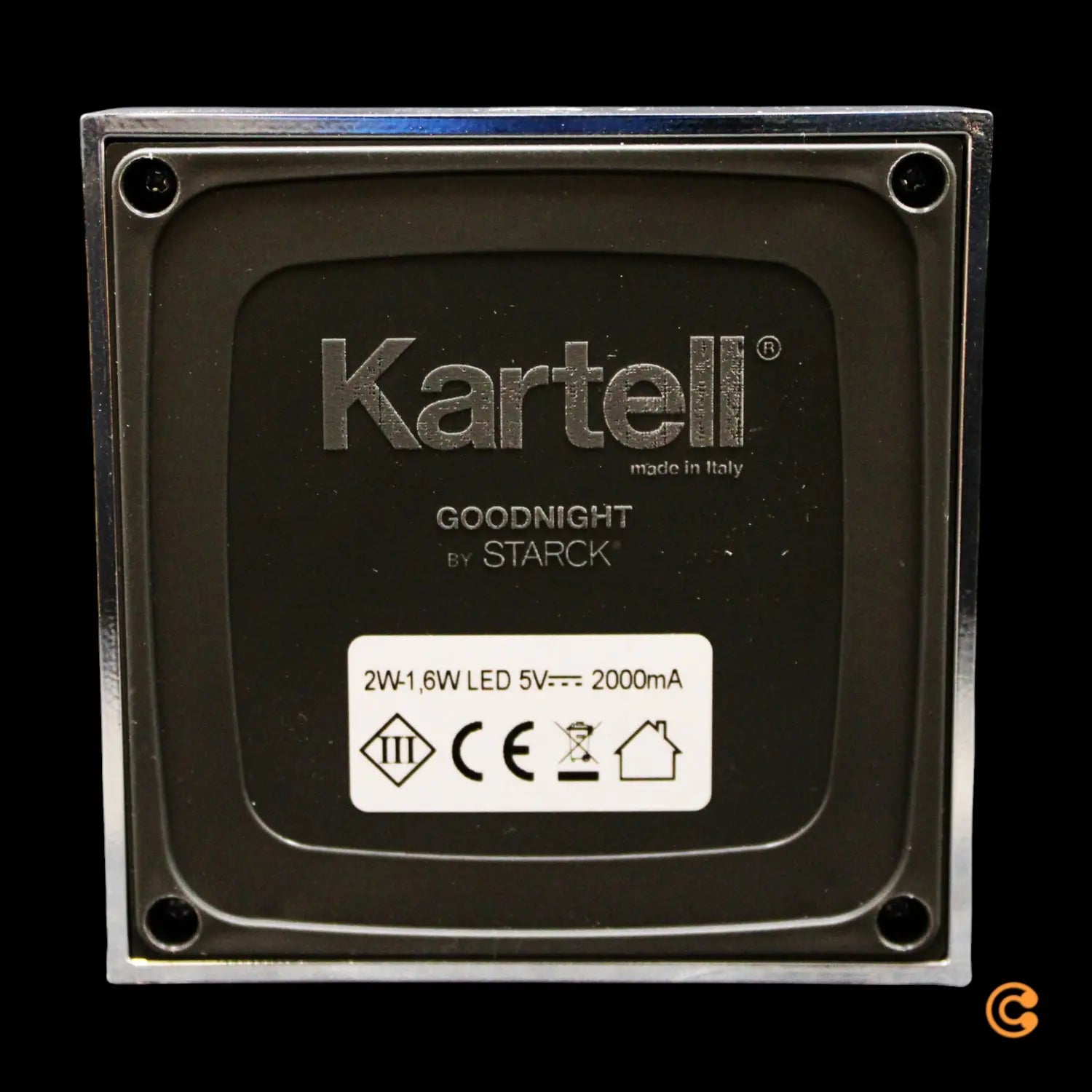 B-Ware Kartell Goodnight Led Akkuleuchte Tischlampe Verchromt Leuchte Akku - 8058967322880