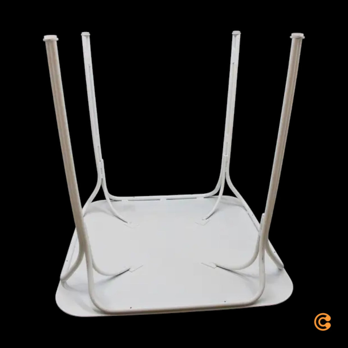 Kartell Gartentisch Hiray 70x70cm Outdoor Tisch weiß minimalistisch Stahl - 8058967348873