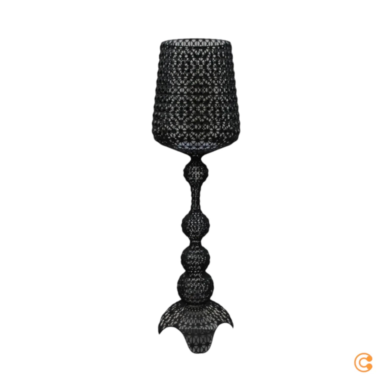 C-Ware Kartell Kabuki Led Stehlampe Stehlampe Standleuchte Schwarz Siehe Text/Foto - 8058967233506