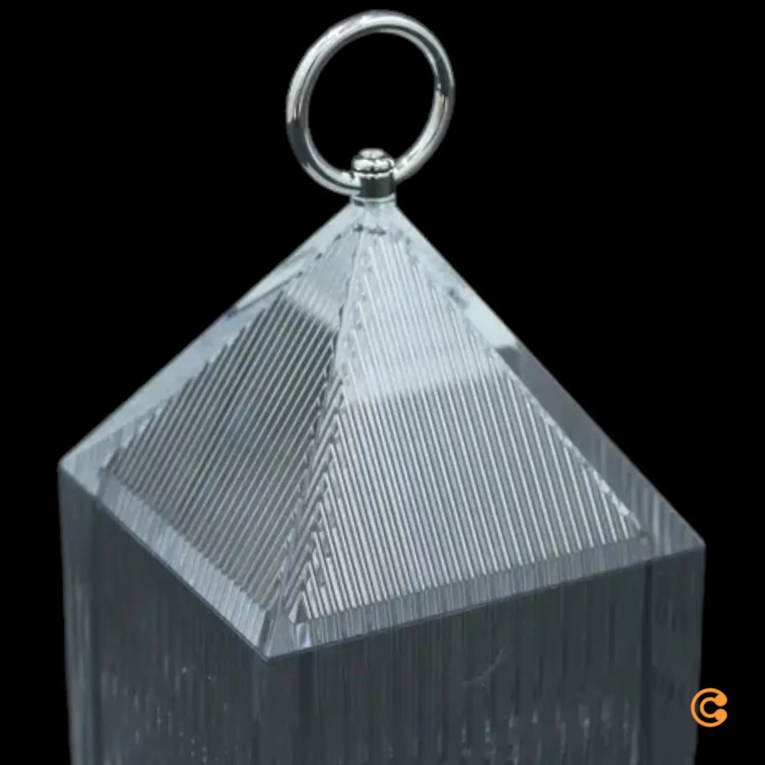 B-Ware Kartell Tischlampe Laterne Led Kristall Transparent Outdoor Lampe Akku Designer - 8058967267877