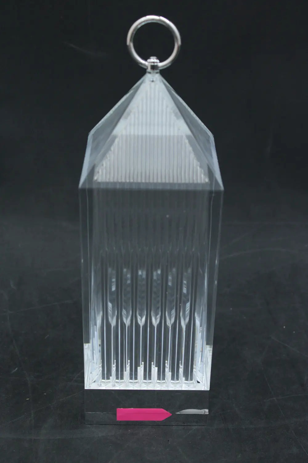 B-Ware Kartell Tischlampe Laterne Led Kristall Transparent Outdoor Lampe Akku Designer - 8058967267877