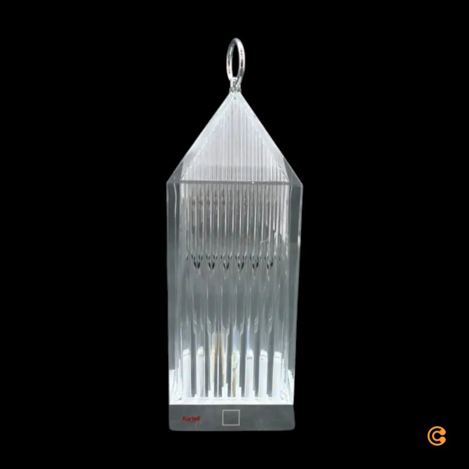 B-Ware Kartell Led Akku Tischlampe Lantern Leuchte Crystal Recycelt Ip54 Lampe Leuchte - 8058967362268