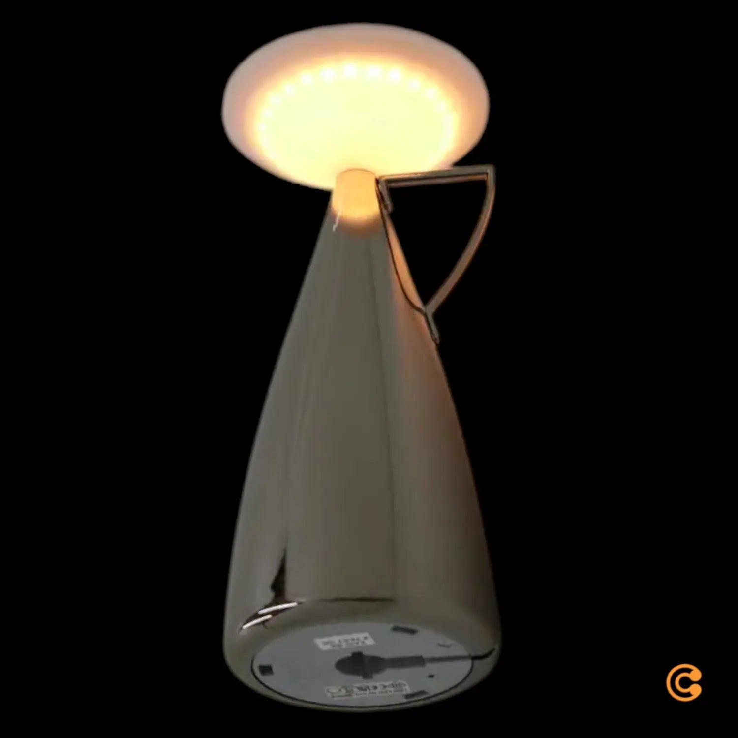 B-Ware Kartell Tischleuchte Akku Lampe Led Camomille Dunkelgrau Weiß Siehe Text - 8058967370737