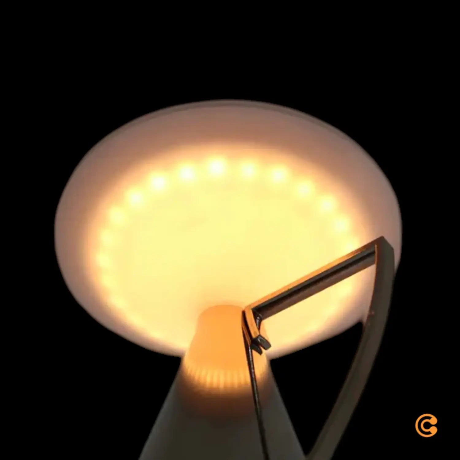 B-Ware Kartell Tischleuchte Akku Lampe Led Camomille Dunkelgrau Weiß Siehe Text - 8058967370737