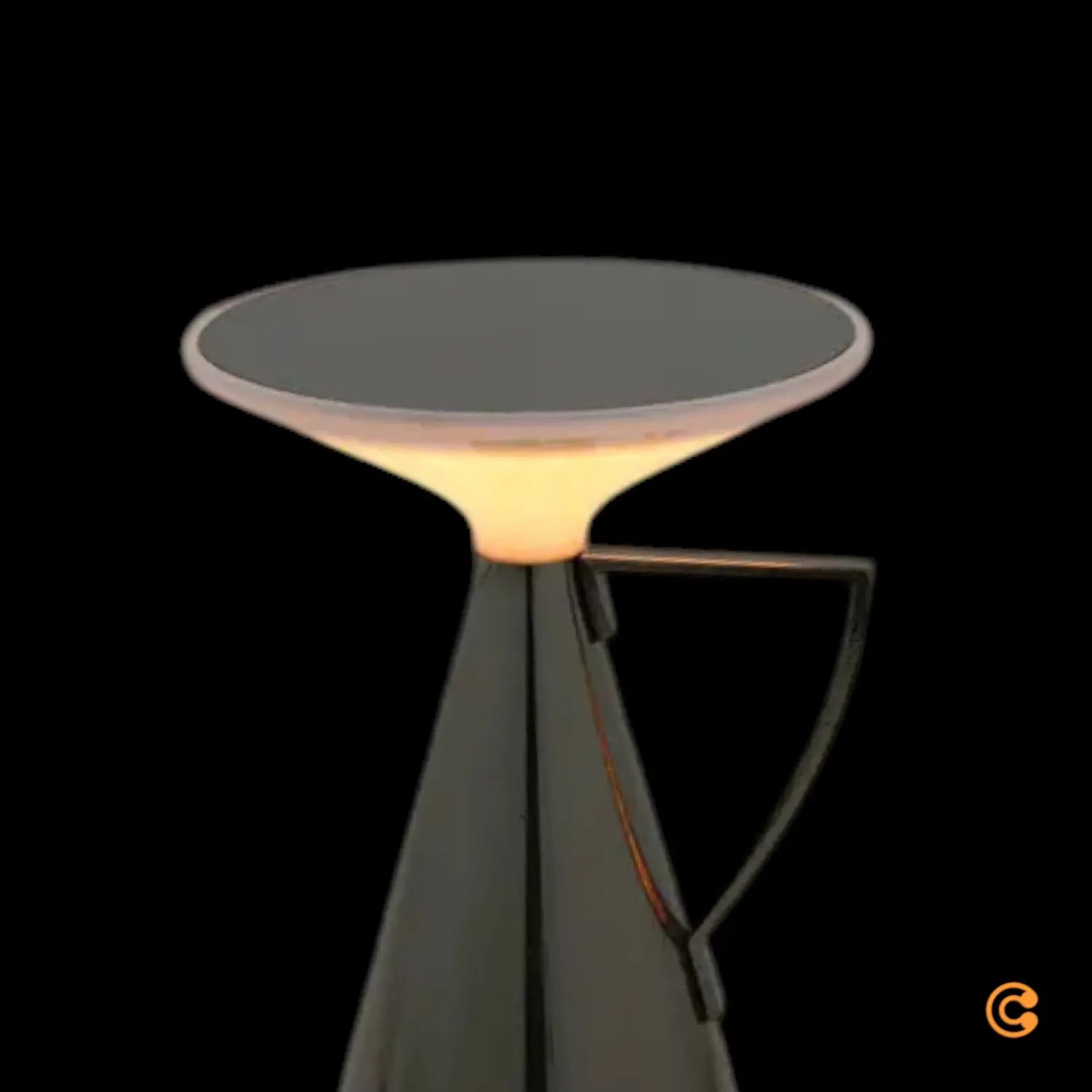 B-Ware Kartell Tischleuchte Akku Lampe Led Camomille Dunkelgrau Weiß Siehe Text - 8058967370737