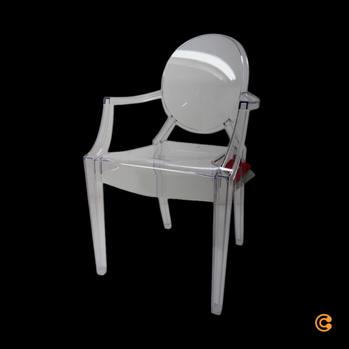 Kartell Louis Armlehnstuhl Stuhl Esszimmerstuhl Gartenstuhl Essstuhl transparent - 8058967307481