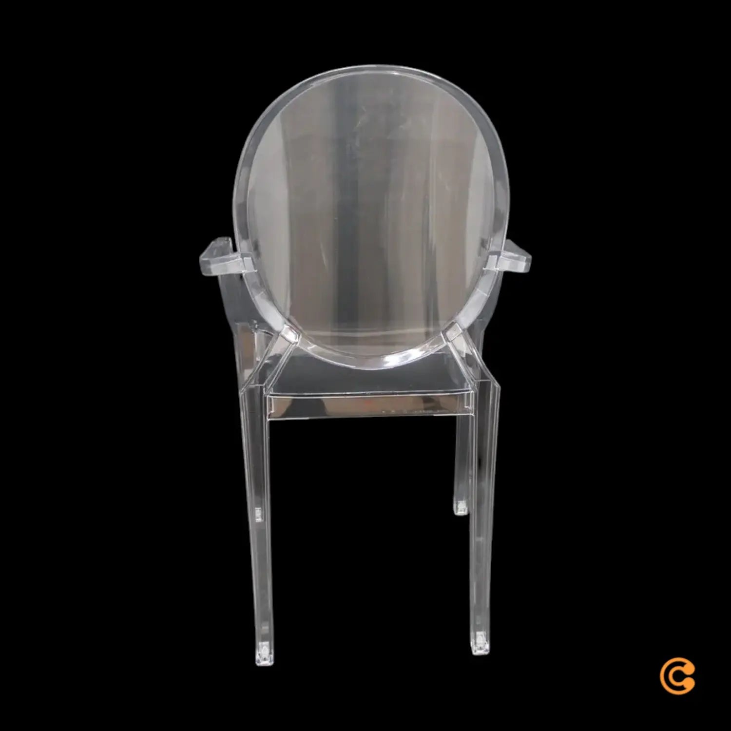 B-Ware Kartell Stuhl Kunststoffstuhl Sitzgelegenheit Louis Ghost Glasklar Transparent  - 8034105780163