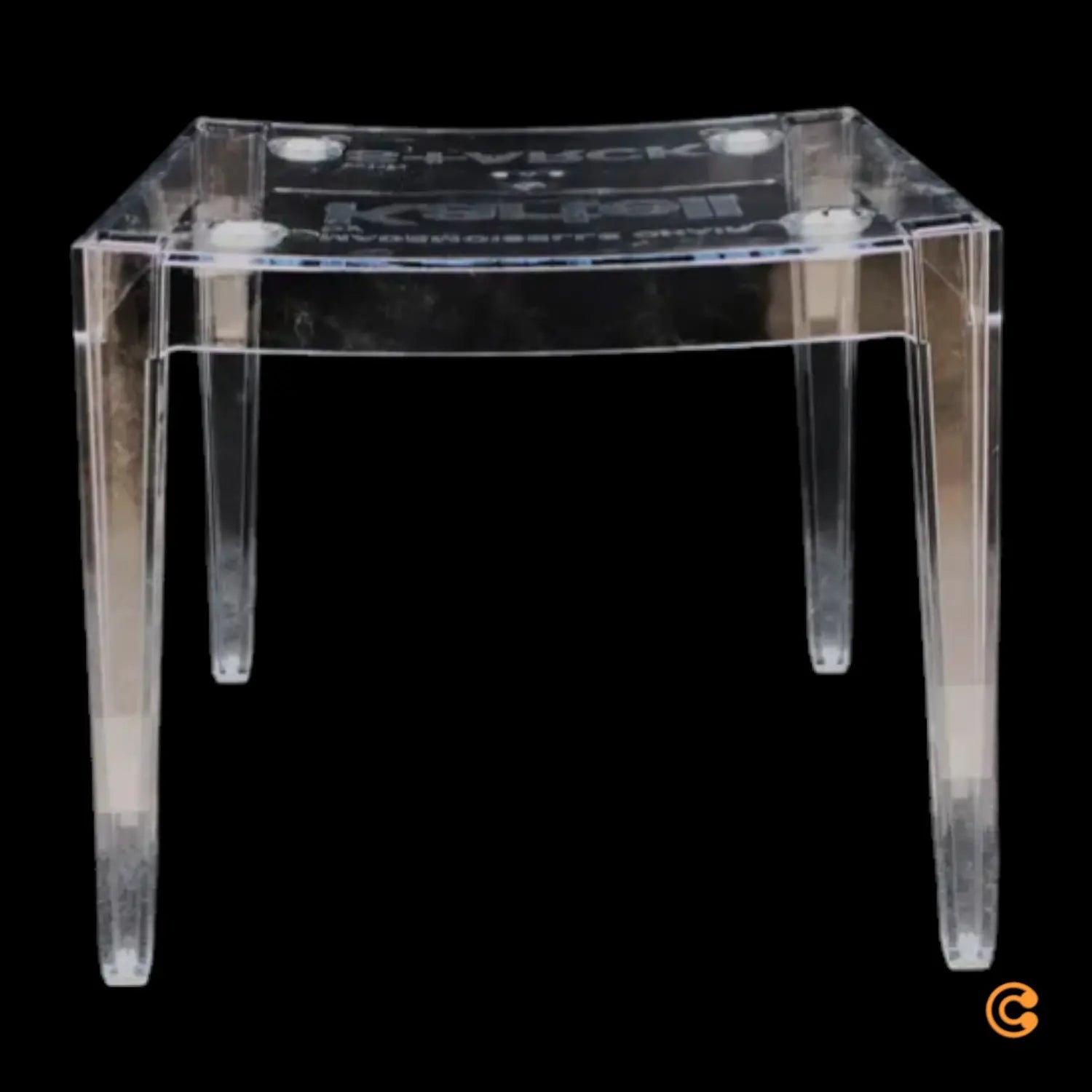 B-Ware Kartell Armlehnstuhl Mademoiselle Rubelli Brown Mit Stuhlbeinen Siehe Text/Foto - 8058967341041