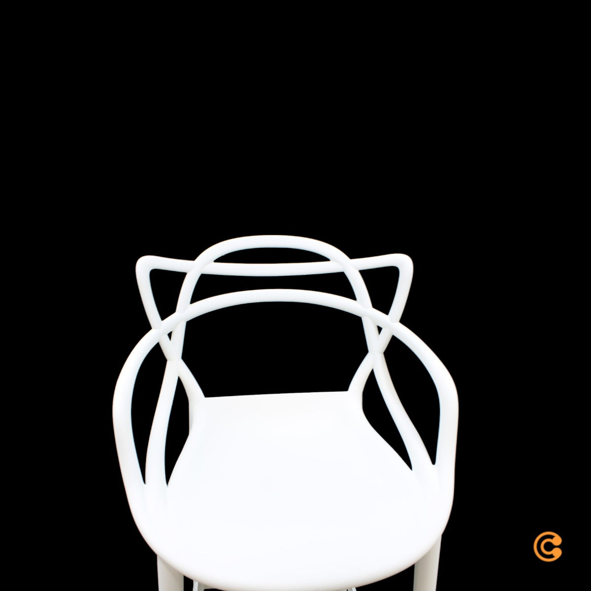 Kartell Masters Barhocker Tresenstuhl Hocker Stuhl Barstuhl  75cm weiß - 8058967184624