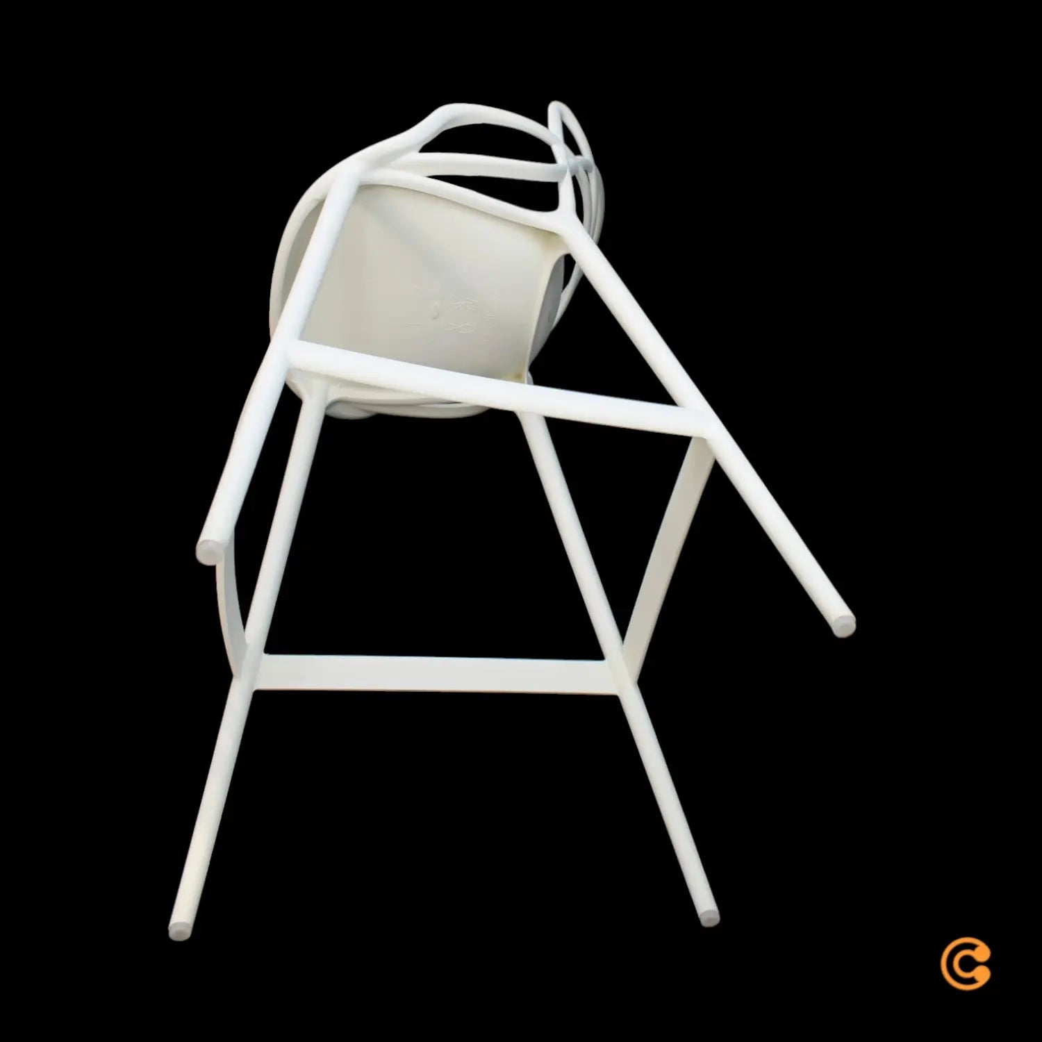 B-Ware Kartell Masters Barhocker Tresenstuhl Hocker Stuhl Barstuhl  75cm Weiß