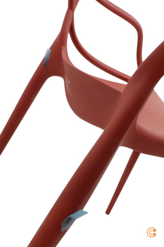 Kartell Masters Armlehnstuhl Gartenstuhl Stuhl Lehnstuhl Rostrot Siehe Text/Foto B-Ware - 8058967070675