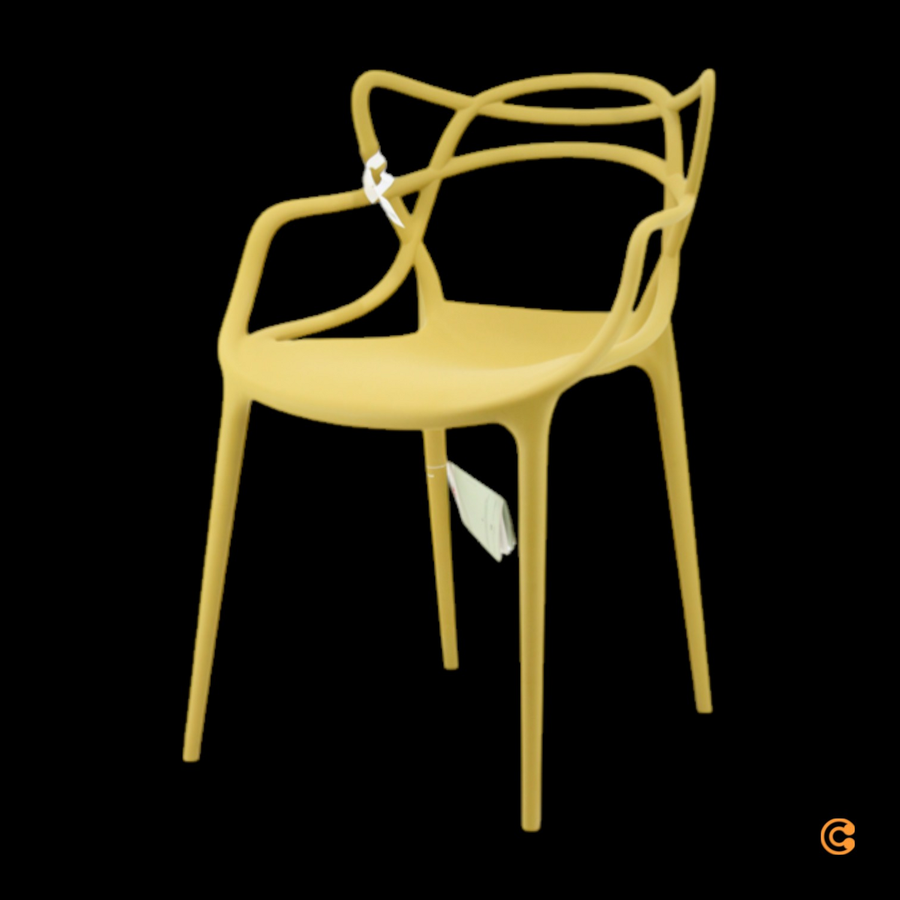 Kartell Masters Stuhl Esszimmerstuhl Armlehnstuhl Sitz Senfgelb Siehe Text/Foto B-Ware - 8058967070682