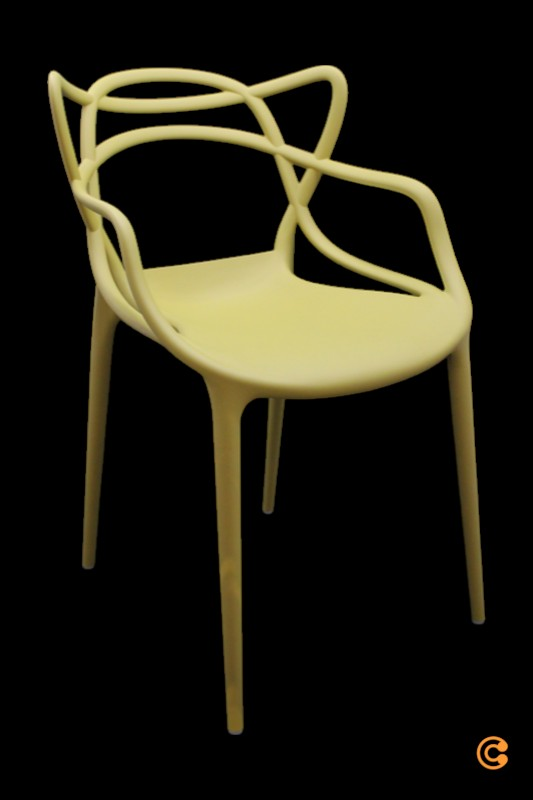 Kartell Masters Stuhl Esszimmerstuhl Armlehnstuhl Sitz Senfgelb Siehe Text/Foto B-Ware - 8058967070682
