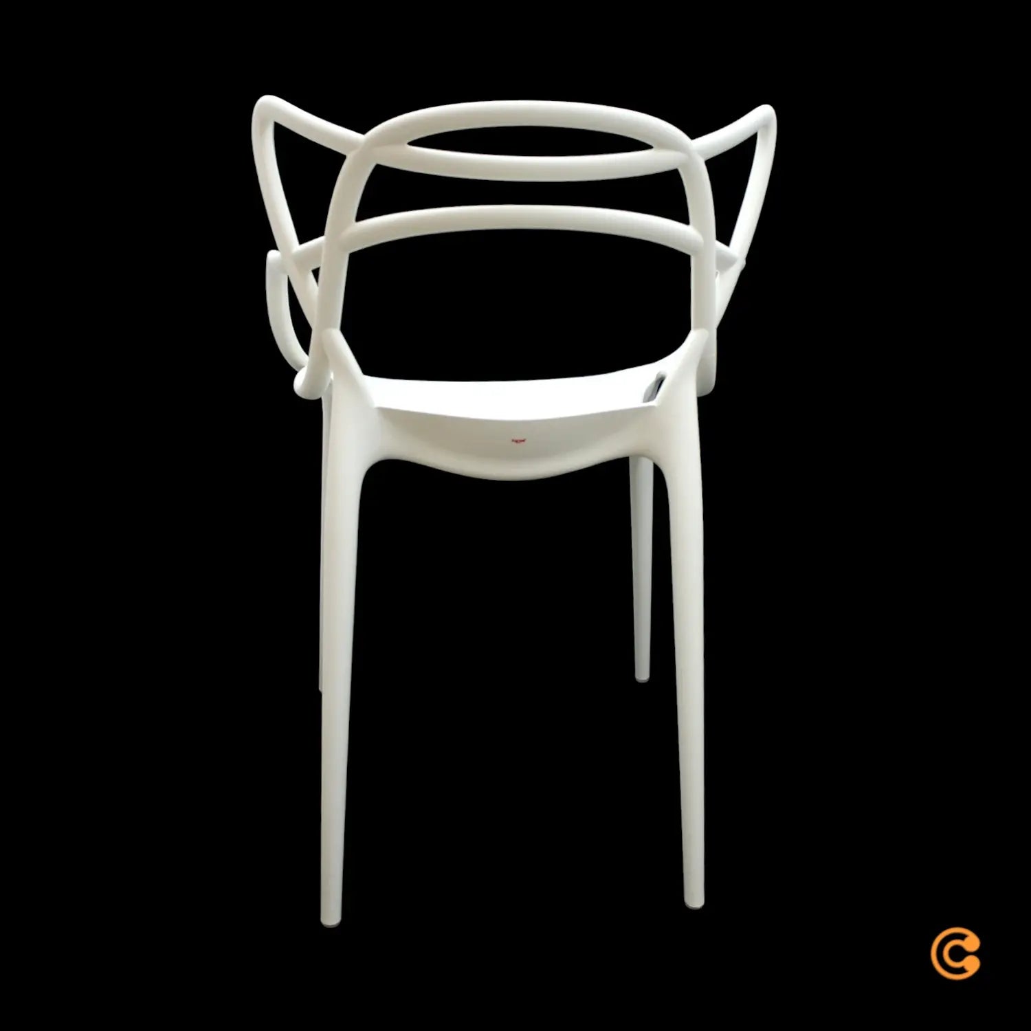 B-Ware Kartell Masters Stuhl Esszimmerstuhl Armlehnstuhl  Lehnstuhl Küchenstuhl Weiß - 8034105783874