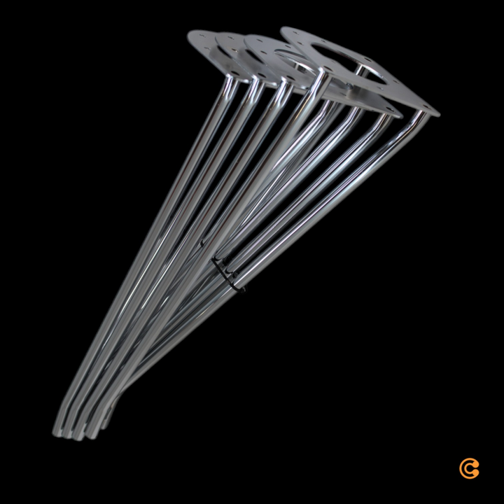 Kartell Max Tischbeine Chrom Tischgestell Ersatzbeine Tischbeine Verchromt B-Ware - 8058967119497