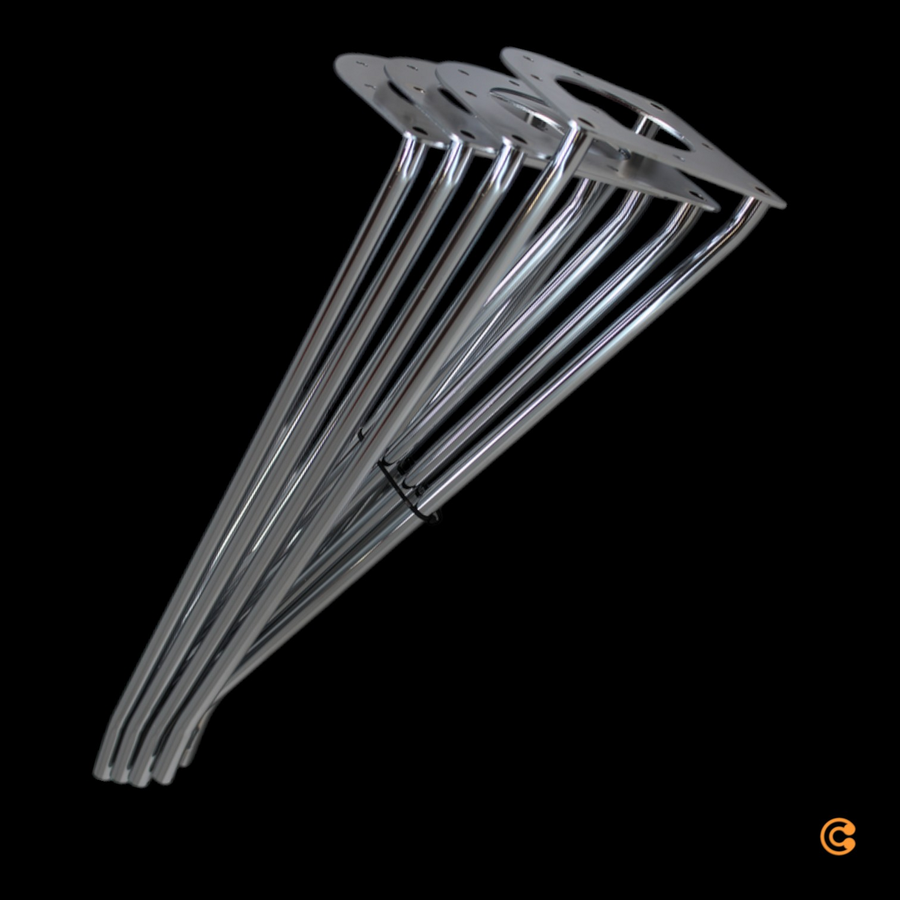 Kartell Max Tischbeine Chrom Tischgestell Ersatzbeine Tischbeine Verchromt B-Ware - 8058967119497