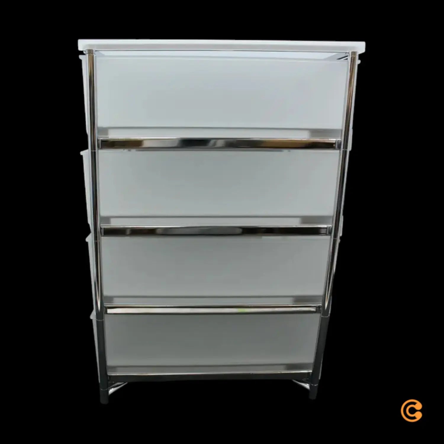C-Ware Kartell Mobil 4 Schubladen Rollcontainer Aufbewahrung Eis Weiß Siehe Text/Foto - 20241