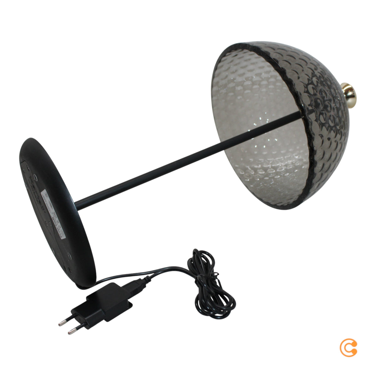 Kartell Pumo Tischleuchte Lampe LED rauchgrau schwarz Kompaktleuchte Wohnzimmer - 8058967362312