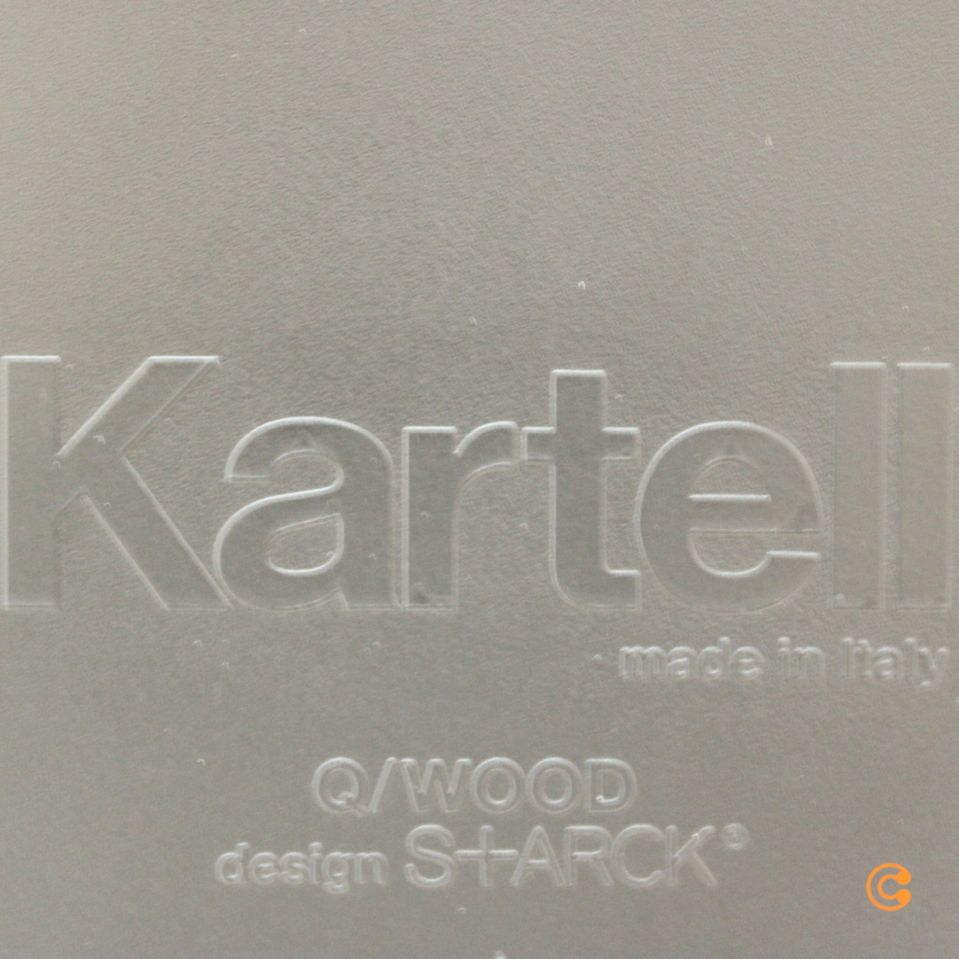 Kartell Q/Wood Stuhl mit Rollen Bürostuhl Schreibtischstuhl Drehstuhl Bürosessel - 8058967310429