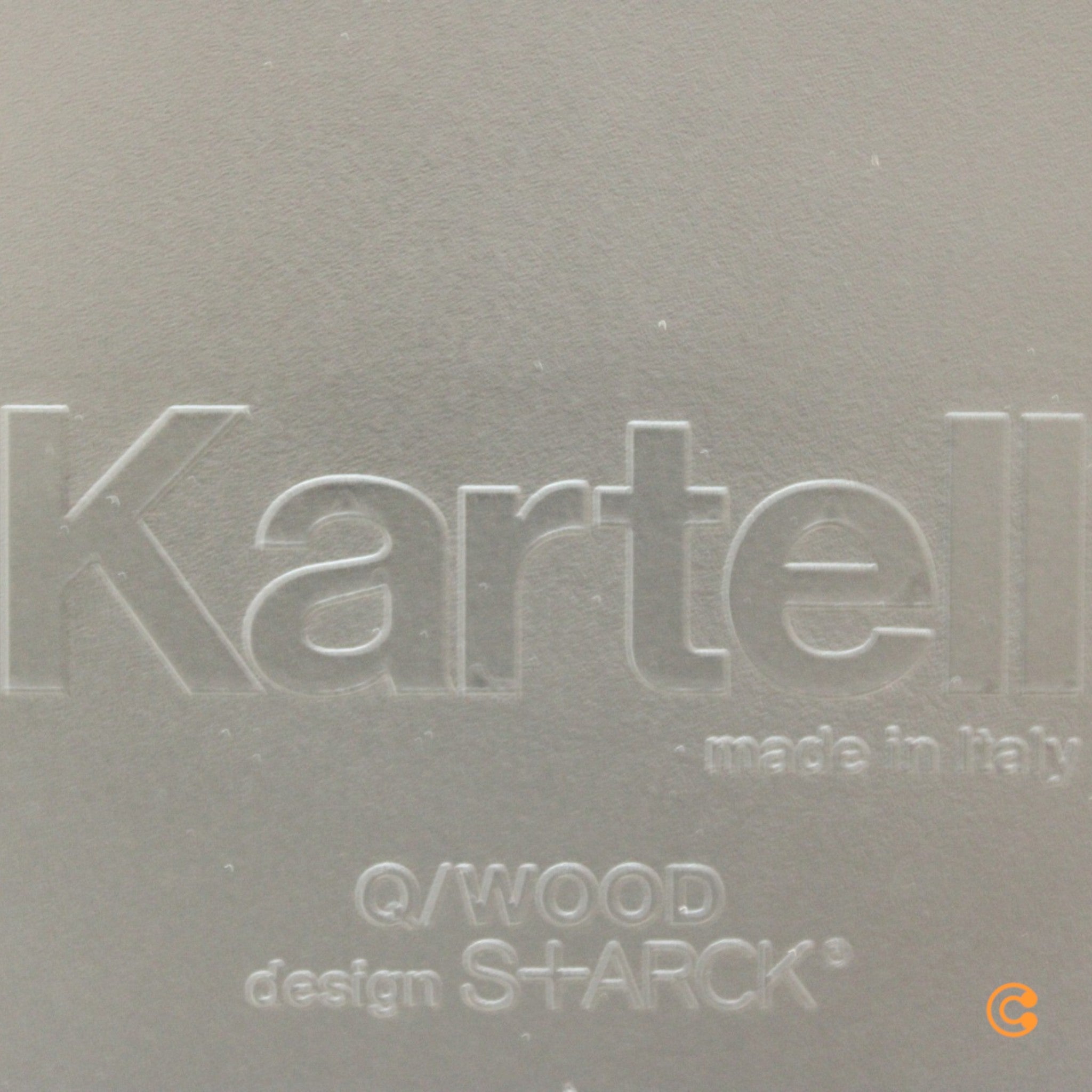 Kartell Q/Wood Stuhl mit Rollen Bürostuhl Schreibtischstuhl Drehstuhl Bürosessel - 8058967310429