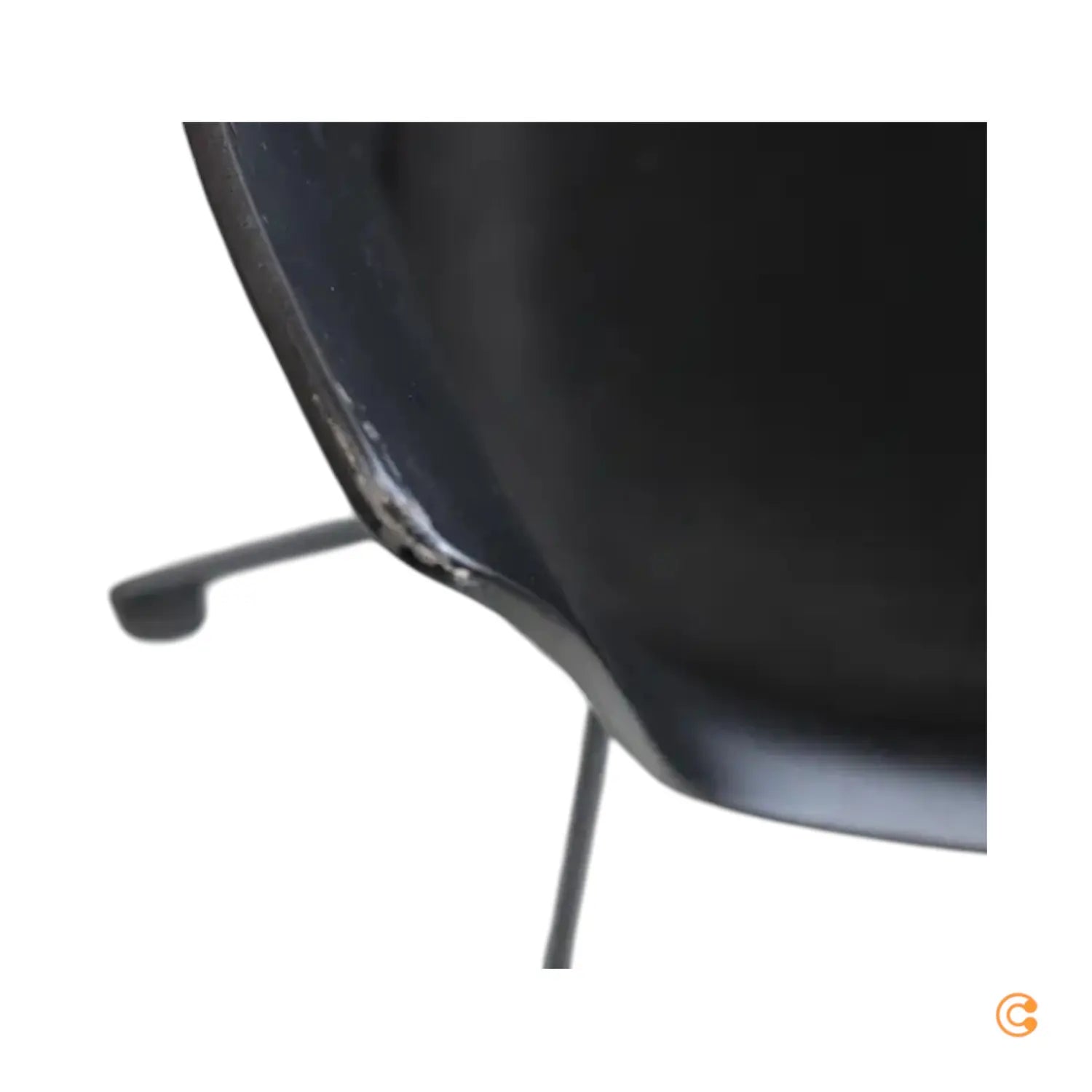 B-Ware Kartell Stuhl Drehstuhl Bürostuhl Q Wood Sitzpolster Schwarz Siehe Text/Foto - 8058967329940