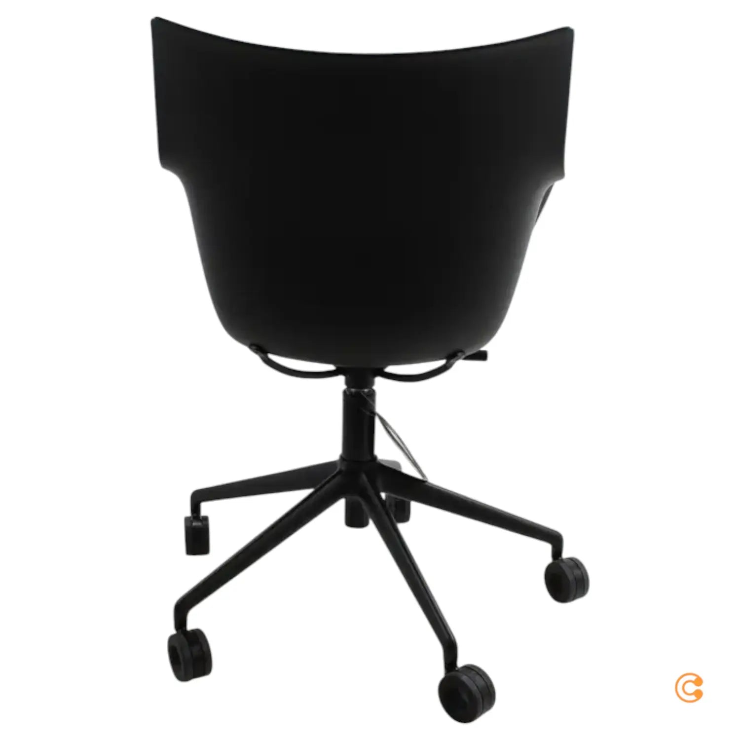 B-Ware Kartell Stuhl Drehstuhl Bürostuhl Q Wood Sitzpolster Schwarz Siehe Text/Foto - 8058967329940