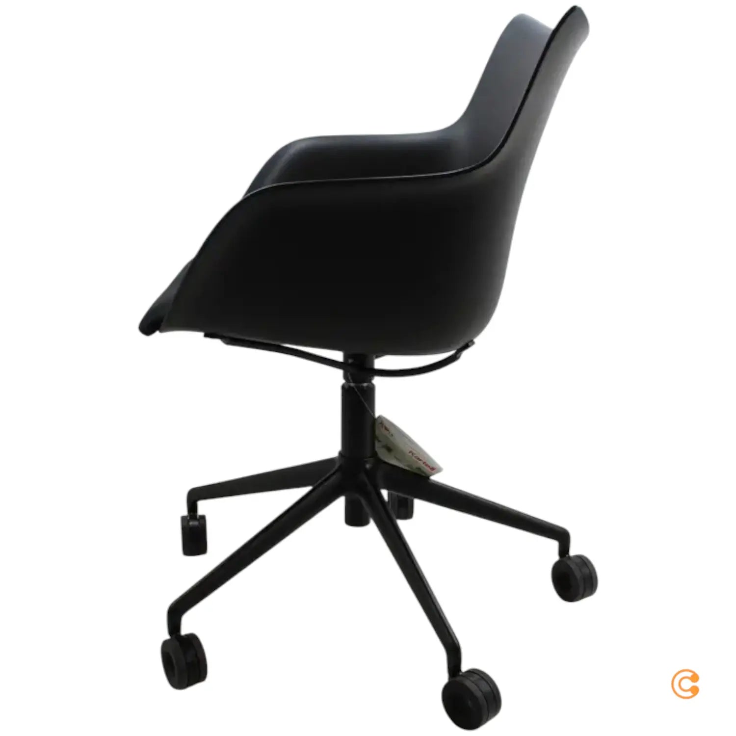 B-Ware Kartell Stuhl Drehstuhl Bürostuhl Q Wood Sitzpolster Schwarz Siehe Text/Foto - 8058967329940