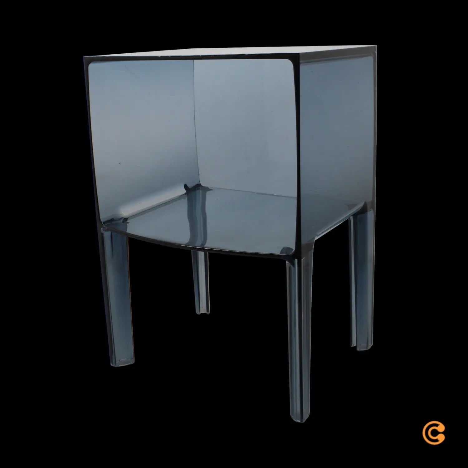 B-Ware Kartell Beistelltisch Nachttisch Tisch Beistelltisch Small Buster Puderblau - 8058967365948