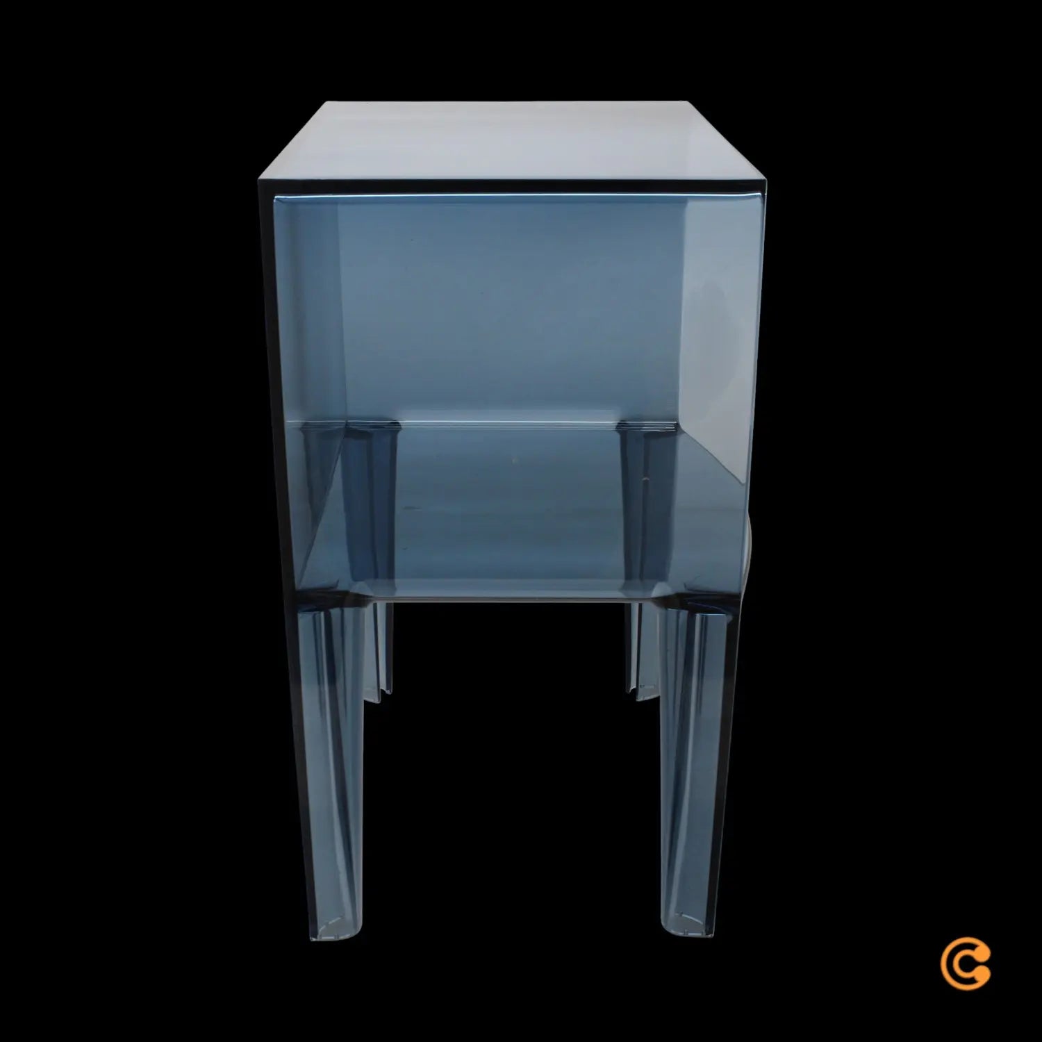 B-Ware Kartell Beistelltisch Nachttisch Tisch Beistelltisch Small Buster Puderblau - 8058967365948