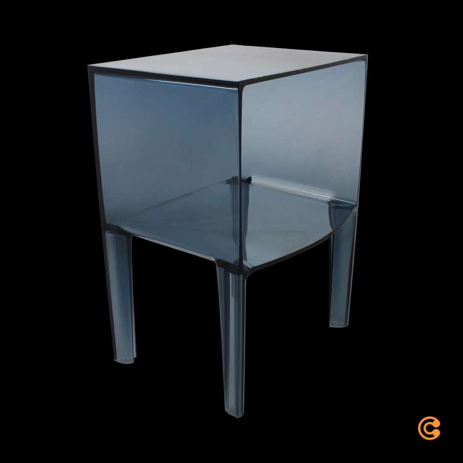 B-Ware Kartell Beistelltisch Nachttisch Tisch Beistelltisch Small Buster Puderblau - 8058967365948