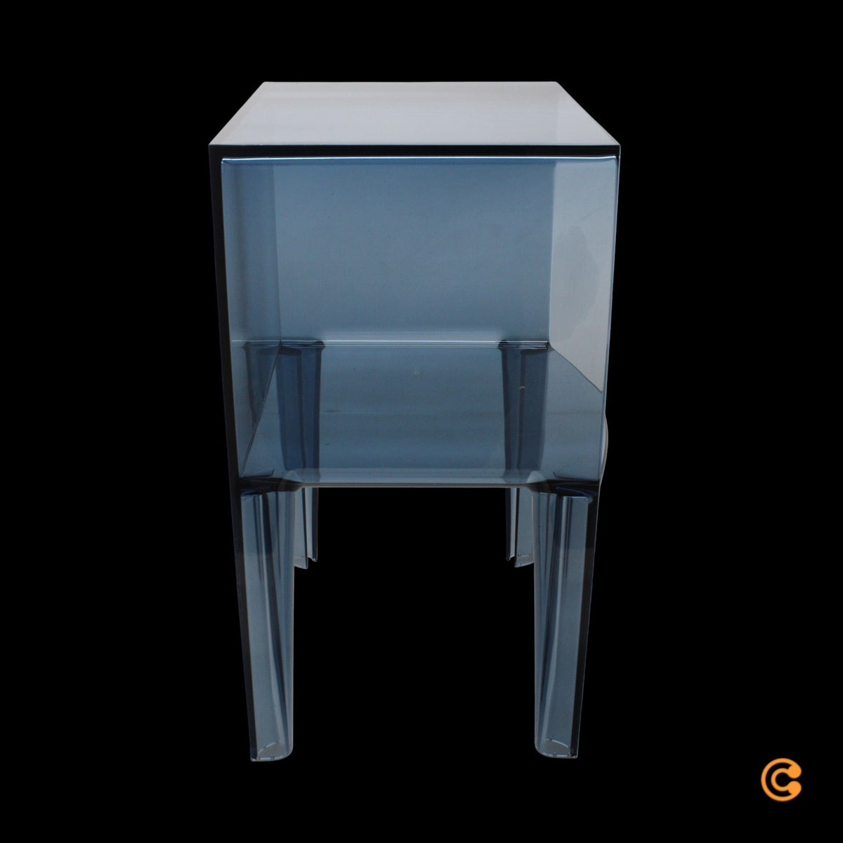 Kartell Beistelltisch Nachttisch Tisch Beistelltisch Small Buster puderblau - 8058967365948