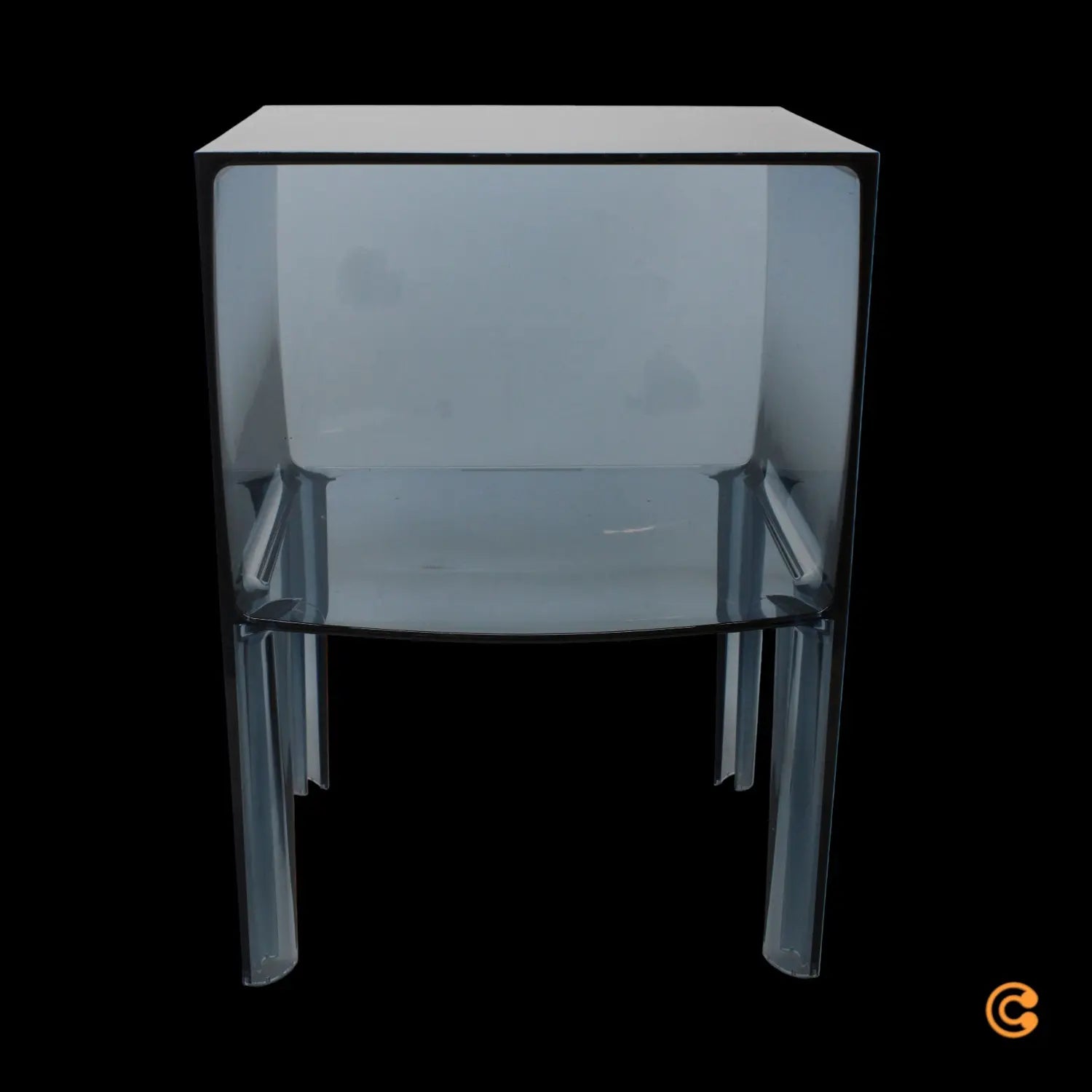 B-Ware Kartell Beistelltisch Nachttisch Tisch Beistelltisch Small Buster Puderblau - 8058967365948