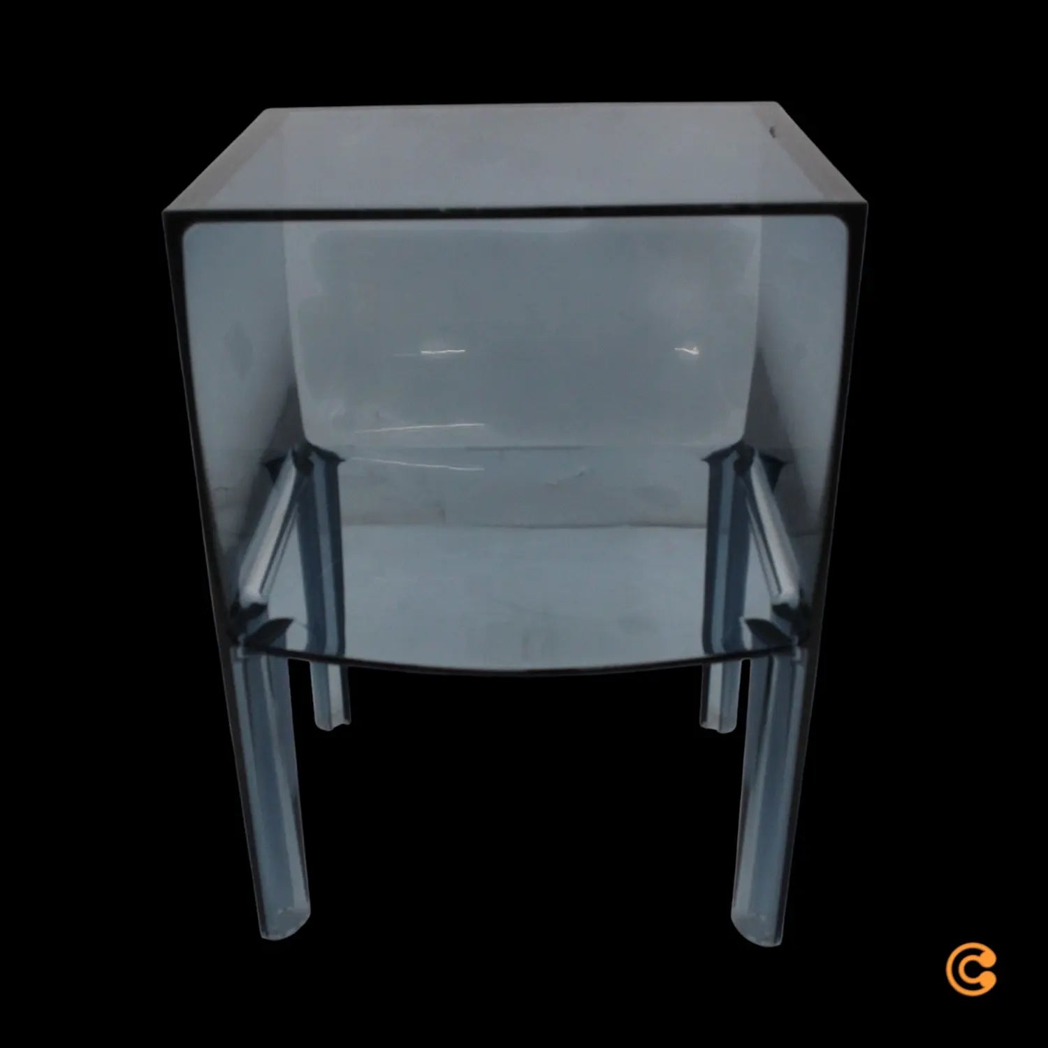 B-Ware Kartell Beistelltisch Nachttisch Tisch Beistelltisch Small Buster Puderblau - 8058967365948