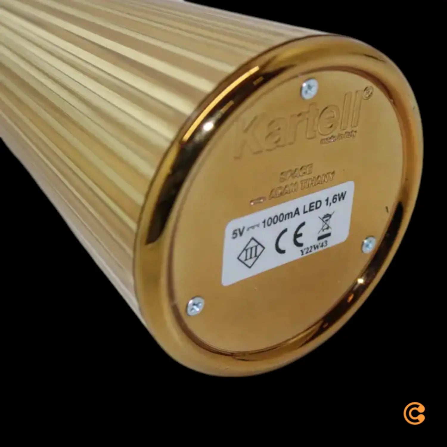 D-Ware Kartell Space Led Designer Tischleuchte Gold Schreibtischlampe Defektware - 8058967282382