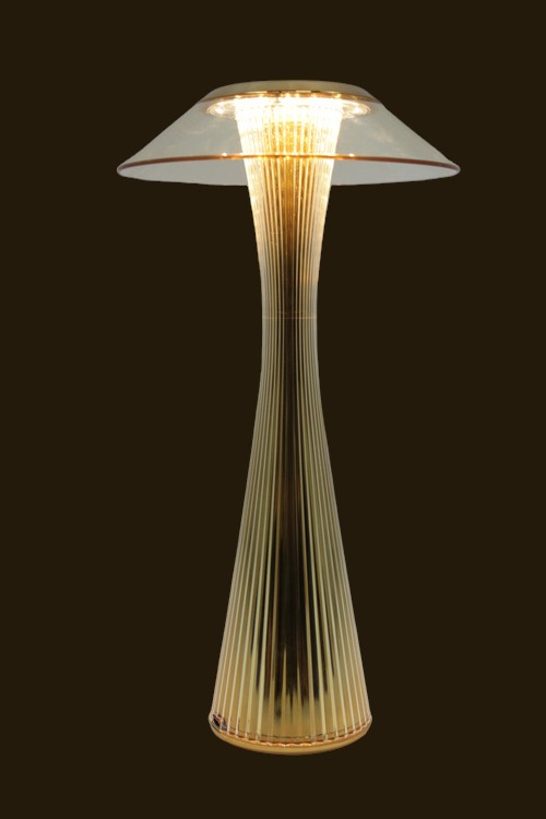 Kartell Space Led Designer Tischleuchte Gold Schreibtischlampe Bürotischlampe B-Ware - 8058967282382