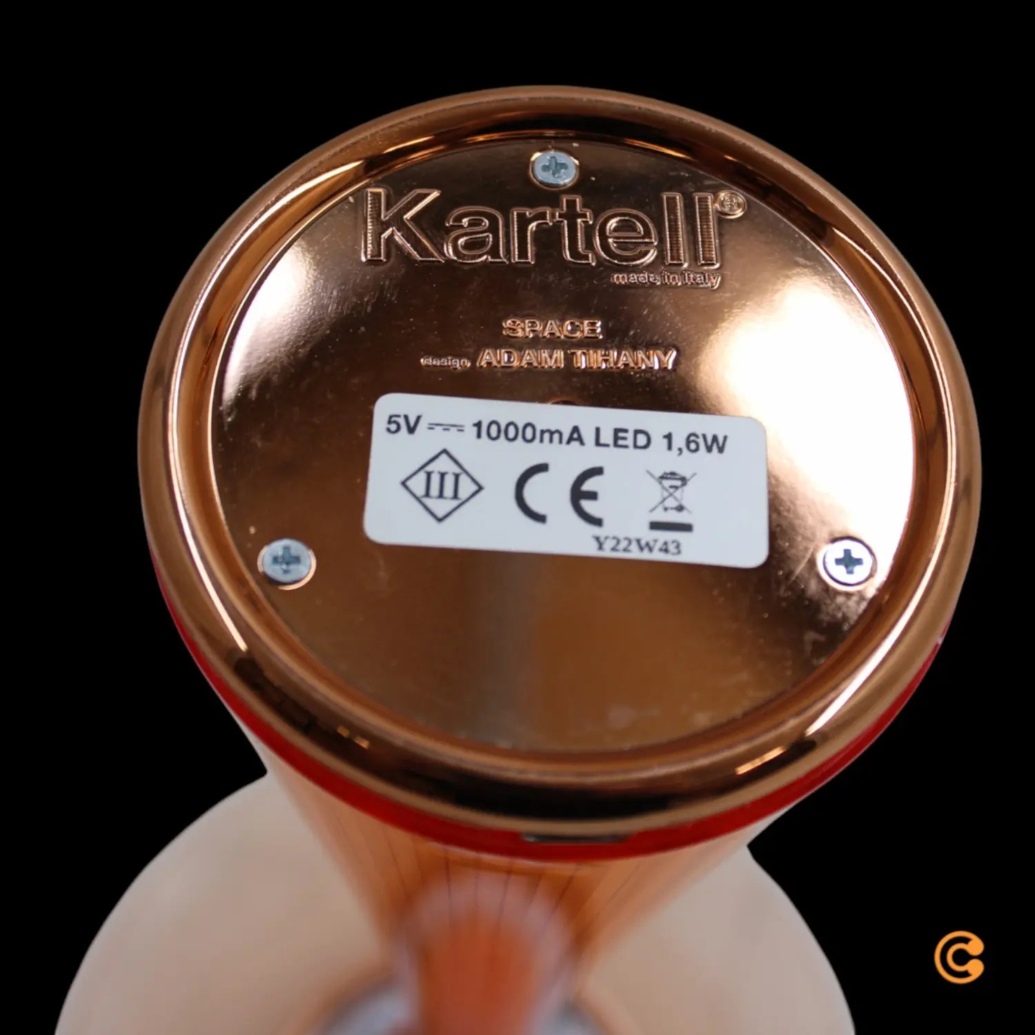 D-Ware Kartell Space   Led Designer Tischleuchte, Kupfer, Leuchte - 8058967266978