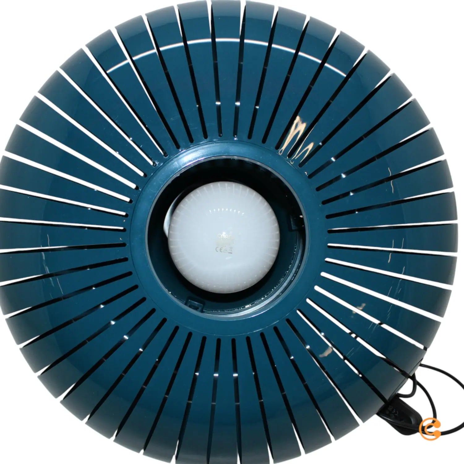 B-Ware Kartell Teresa Tischleuchte Lampe Hauptlicht Petrolblau Special Edition Salone   - 8058967353877