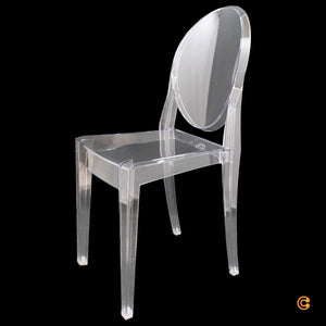 B-Ware Kartell Victoria Ghost Stuhl Designerstuhl Lehnstuhl Designer transparent