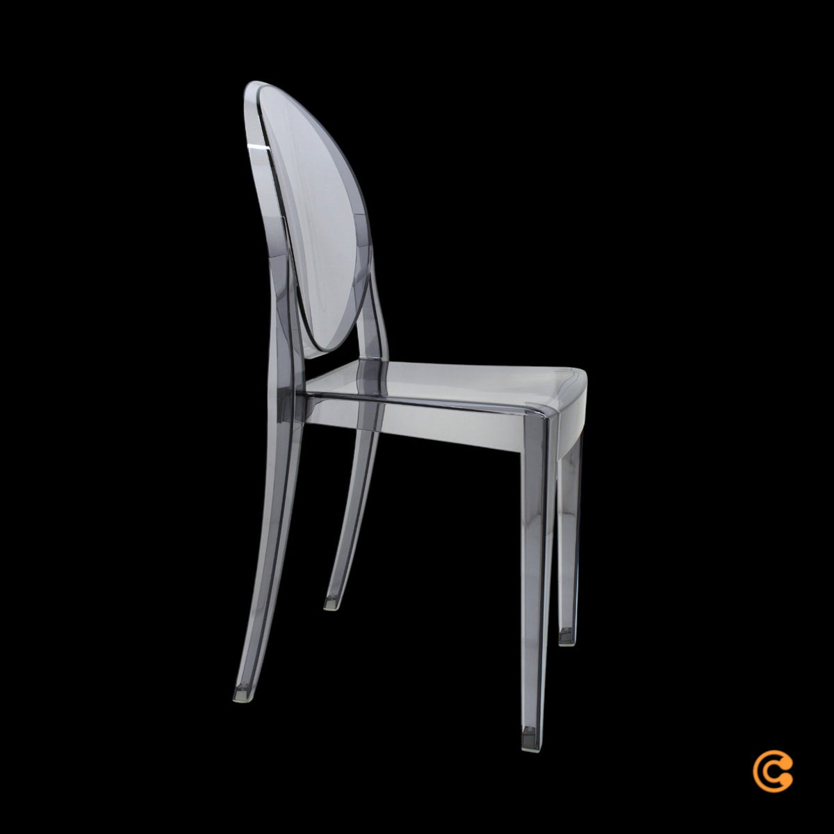 Kartell Victoria Stuhl Designerstuhl Lehnstuhl Küchenstuhl transparent Esszimmer - 8058967309621