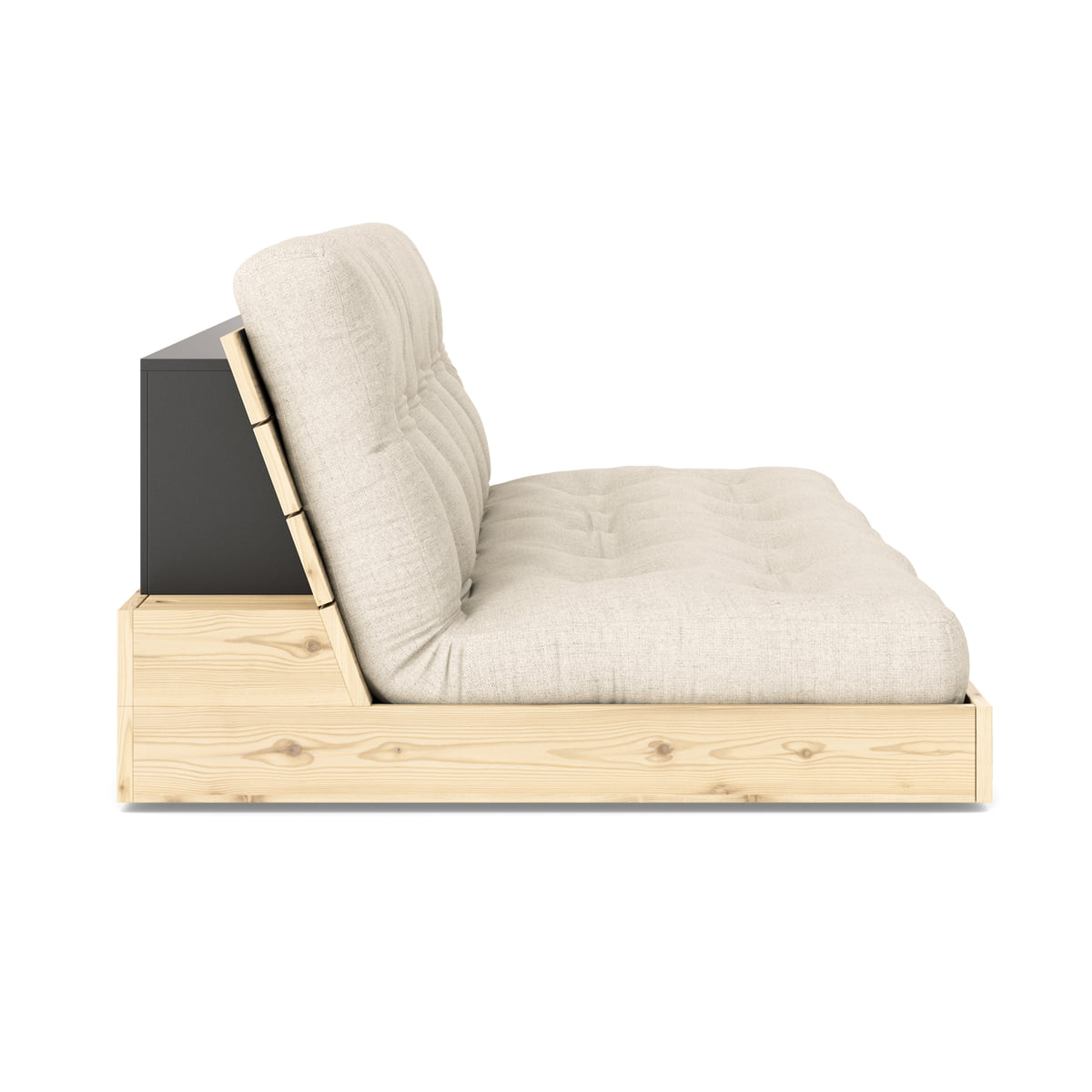 Karup Design Schlafsofa Futonbett Base Kiefer Natur Futonmatratze Defektware D-Ware - 5713655158655
