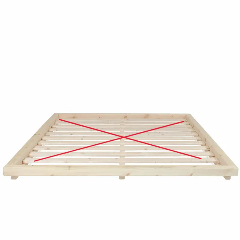 B-Ware Karup Design Dock Bettgestell Mit Lattenrost 160 X 200 Cm Kiefer Siehe Text - 5713655103020