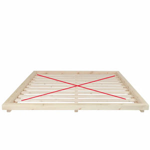 B-Ware Karup Design Dock Bettgestell Mit Lattenrost 160 X 200 Cm Kiefer Siehe Text