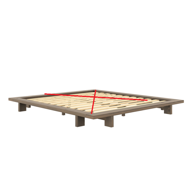 Karup Design   Japan Bett 180 X 200 Cm Kiefer Bettmöbel Defektware D-Ware - 5713655156408