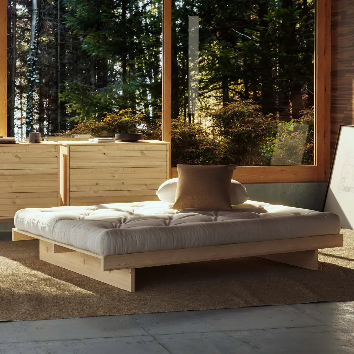 B-Ware Karup Design Bett Schlafmöbel Holzbett Kiefer Natur 140 X 200 Cm Siehe Text/Foto - 5713655144474