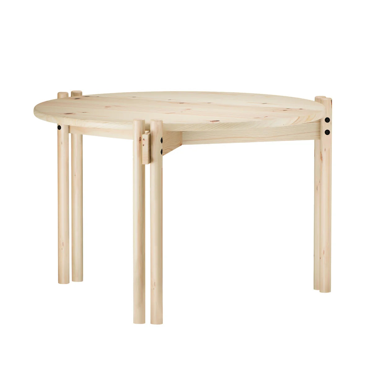 Karup Design Couchtisch Tisch Wohnzimmer Tisch Kiefer natur Ø 60 cm - 5713655157542