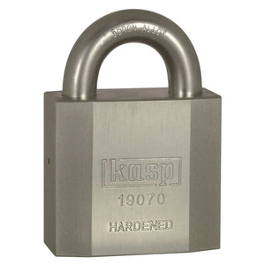 B-Ware Kasp Vorhängeschloss Schlüsselschloss Schloss 70 Mm Silber Verschied Schließend