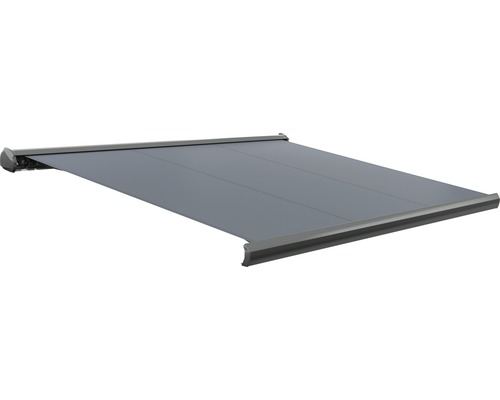 B-Ware Kassettenmarkise Sonnino Markise Sonnenschutz 3x2 Stoff Uni Dunkelgrau Gestell   - 4306517435271