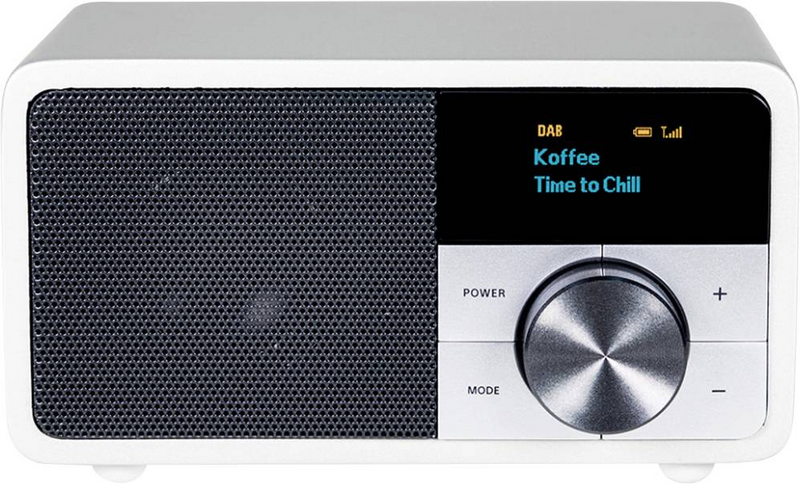 Radio de table Kathrein Dab+ 1 Mini DAB+ FM Bluetooth argentée (produit d'occasion)