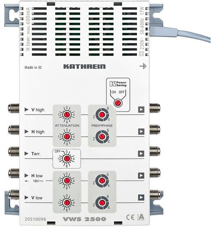 B-Ware Kathrein Vws 2500 Sat Multischalter Sat Zf Verstärker 2150 M Hz Multiswitch Multi - 4021121522840